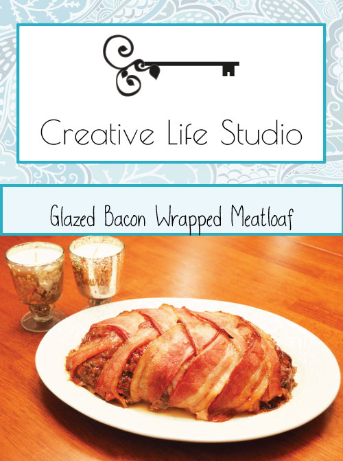 Glazed, Bacon Wrapped Meatloaf