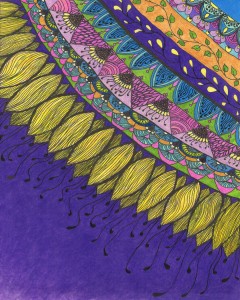 Be Inspired Adult Coloring Book for Stress Relief Sunflower-Mandala