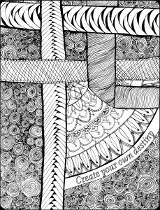 Zendoodle From Be Inspired: Adult Coloring Book Volume 1