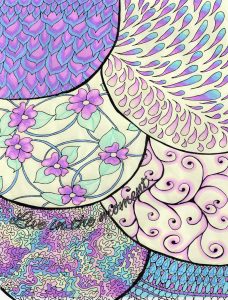 Botanical Tiles From Be Inspired: Adult Coloring Book Volume 1