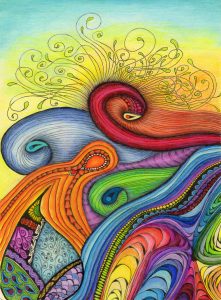 Sunrise Swirl From Be Inspired: Adult Coloring Book Volume 1