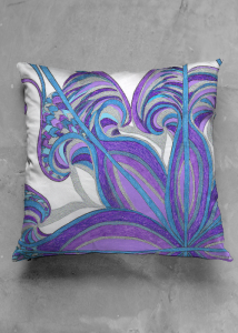 Be Inspired: Adult Coloring Image Custom Throw Pillow