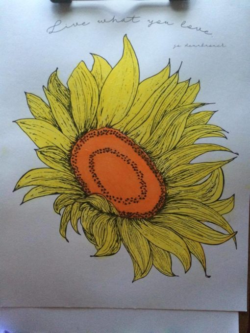 Sunflower by Jodi Wolfe